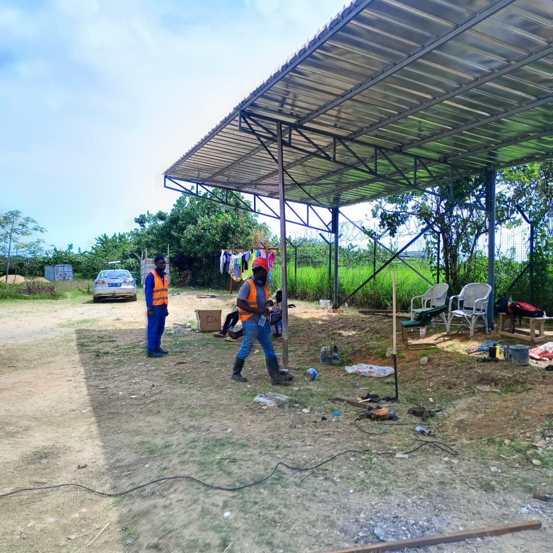 Parking automobile moderne